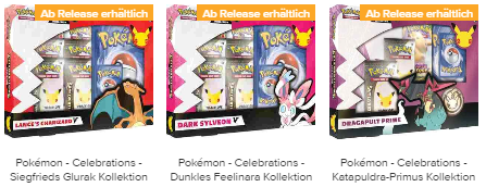 Pokémon Celebrations Kollektionen
