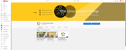 YouTube Channel Bild The Uncommon Shop