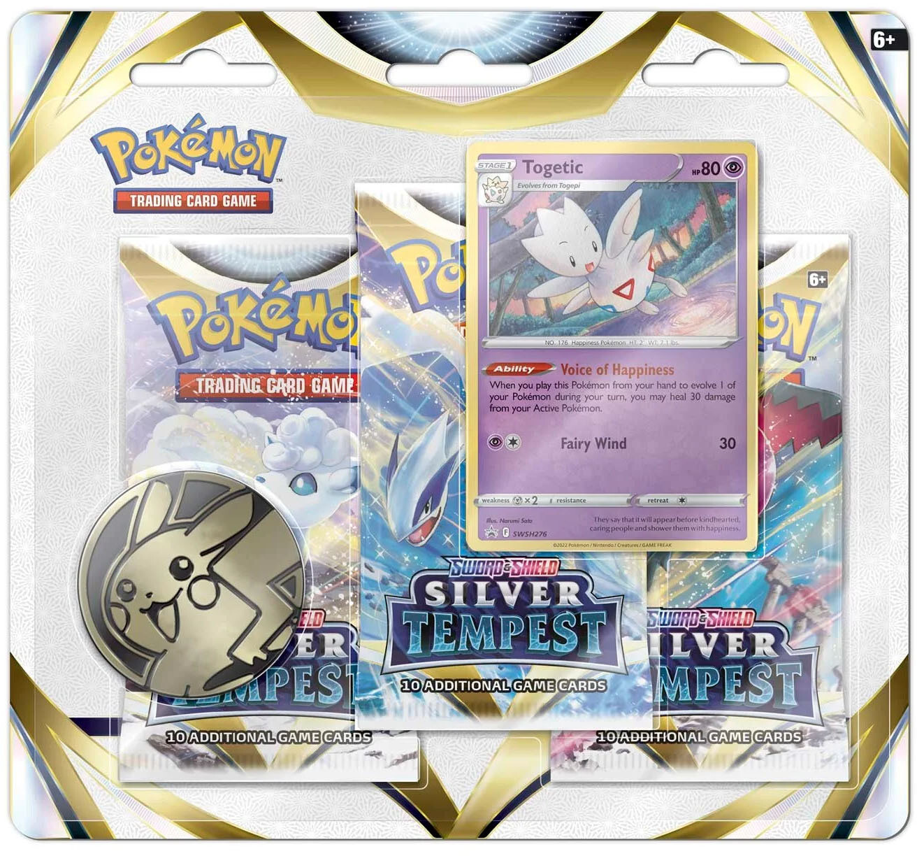 Silberne Sturmwinde 3 Pack Blister Pokémon Togetic