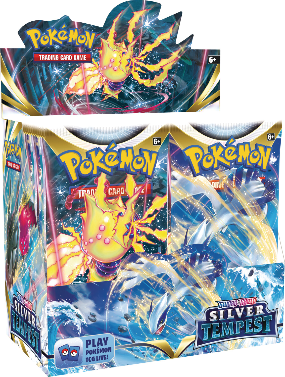 Pokémon TCG: Sword & Shield – Silver Tempest Booster Pack – Factory Sealed (SWSH12) – 10 Cards