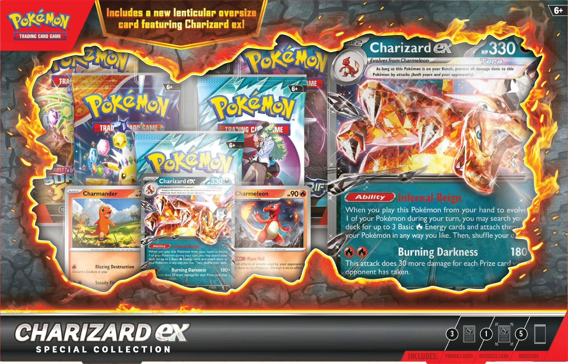 images Pokémon - Scarlet & Violet - Charizard ex - Special Collection - Image 1