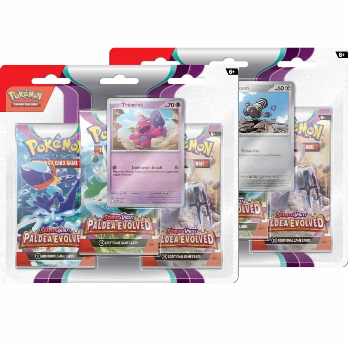 images Pokémon - Scarlet & Violet - Paldea Evolved (SV02) - 3-Pack Blisters – Image 1