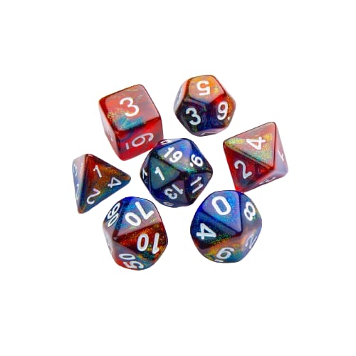 images Gamegenic - Galaxy Series RPG Dice - Mars (7) - Image 1