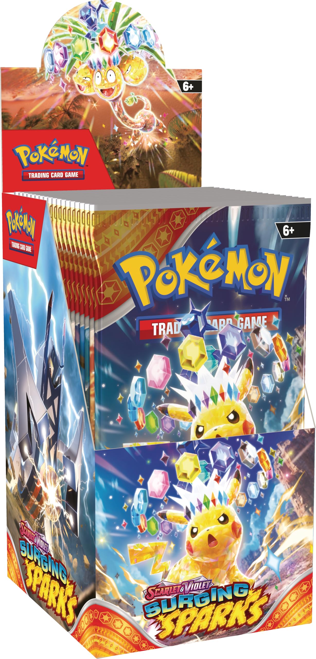 images Pokémon - Scarlet & Violet - Surging Sparks (SV08) - Booster Display (18Pcs.) – Image 1
