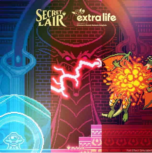 images Magic - Secret Lair - Pixel Perfect - Extra Life 2024 - FOIL – Image 1