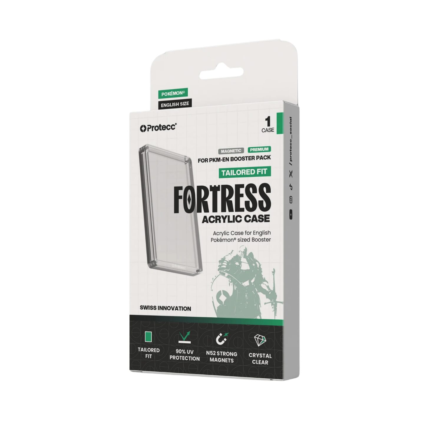 Single Booster En Acryl Case Protecc - Acryl Case - Booster - EN/DE/FR – Image 1