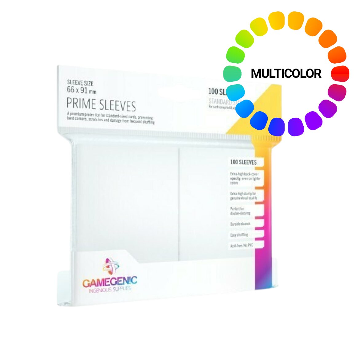 Prime Sleeves Multicolor Gamegenic - Prime Sleeves - Image 1