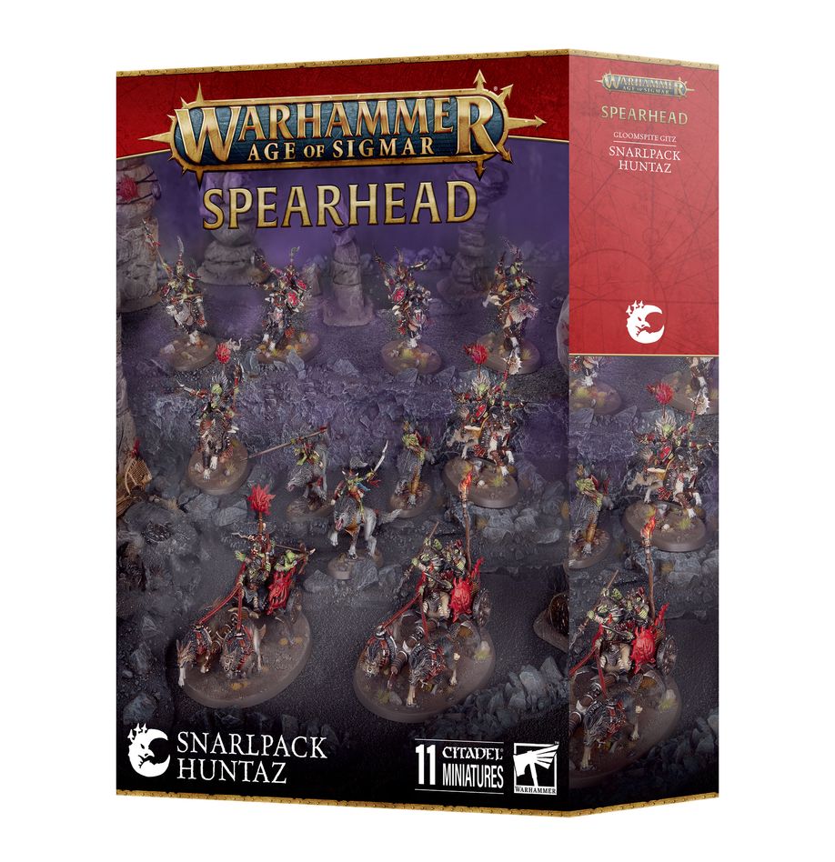 images Warhammer Age of Sigmar - Spearhead: Gloomspite Gitz - Snarlpack Huntaz - Image 1
