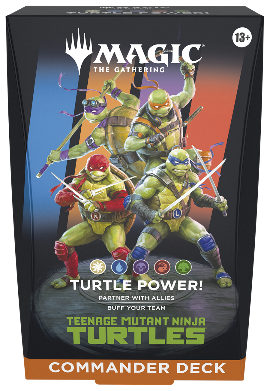 images Magic - Teenage Mutant Ninja Turtles (TMT) - Turtle Power! - Commander Deck - Image 1