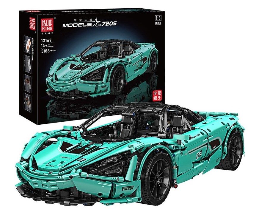 images Mould King - 720S Supersportwagen - Tiffany Blue – Image 1