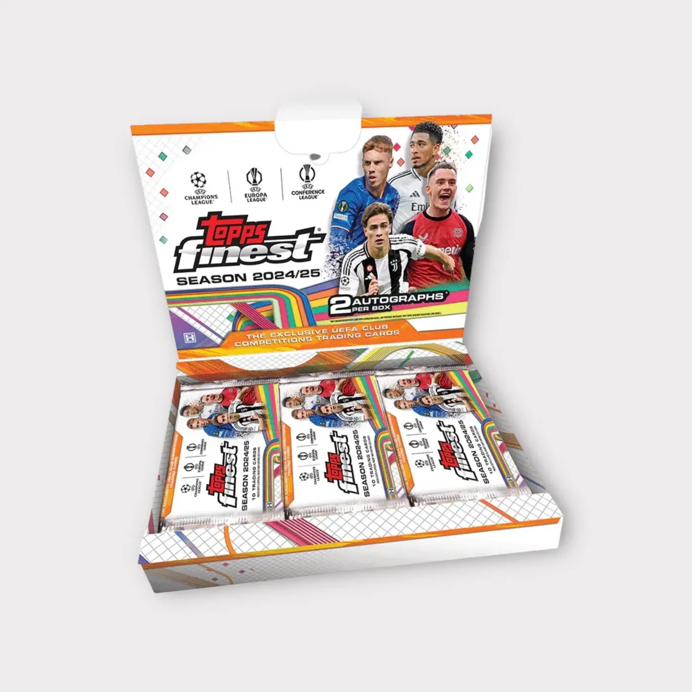 FINEST1 Topps - Finest Season 2024/25 - UEFA Club Competitions Soccer - Hobby Box – Bild 1