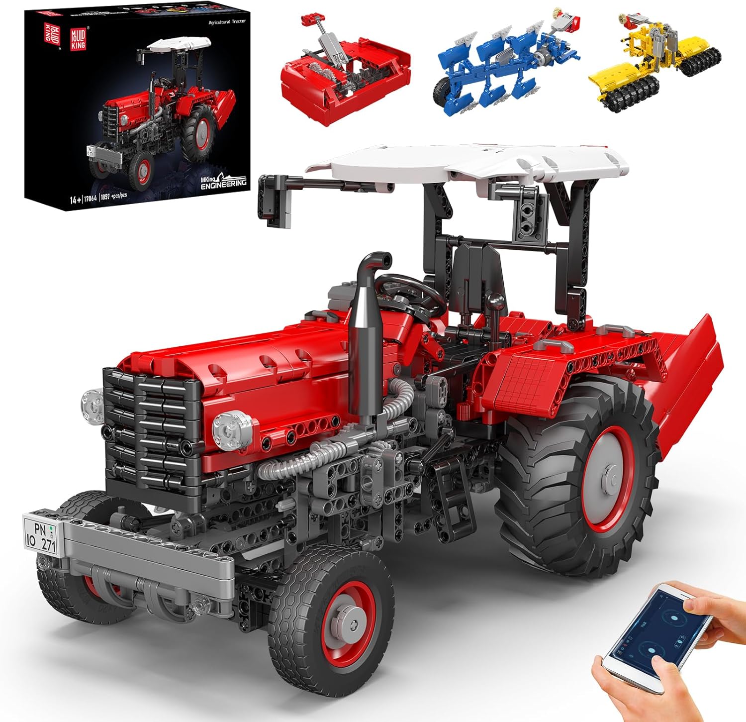 TRA1 Mould King - Landwirtschaftlicher Traktor - Image 1