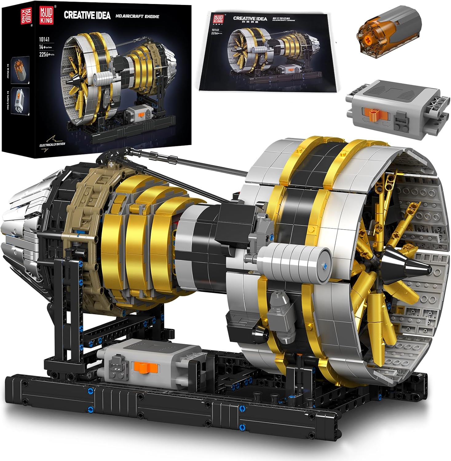 TUR1 Mould King - Flugzeug Turbine - Image 1