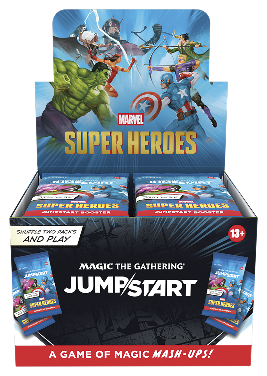 JUMP1 Magic - Marvel Super Heroes (MSH) - Jumpstart Booster Display - Image 1