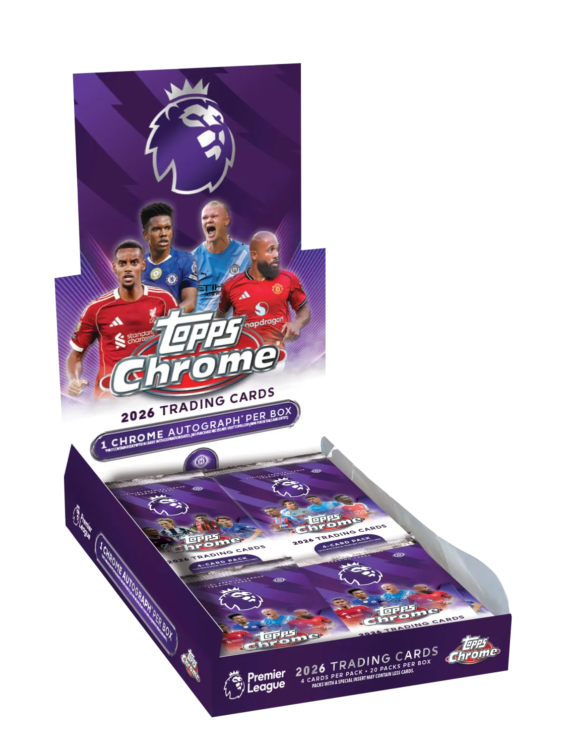 B1 Topps Chrome - Premier League 2026 - Hobby Box – Bild 1