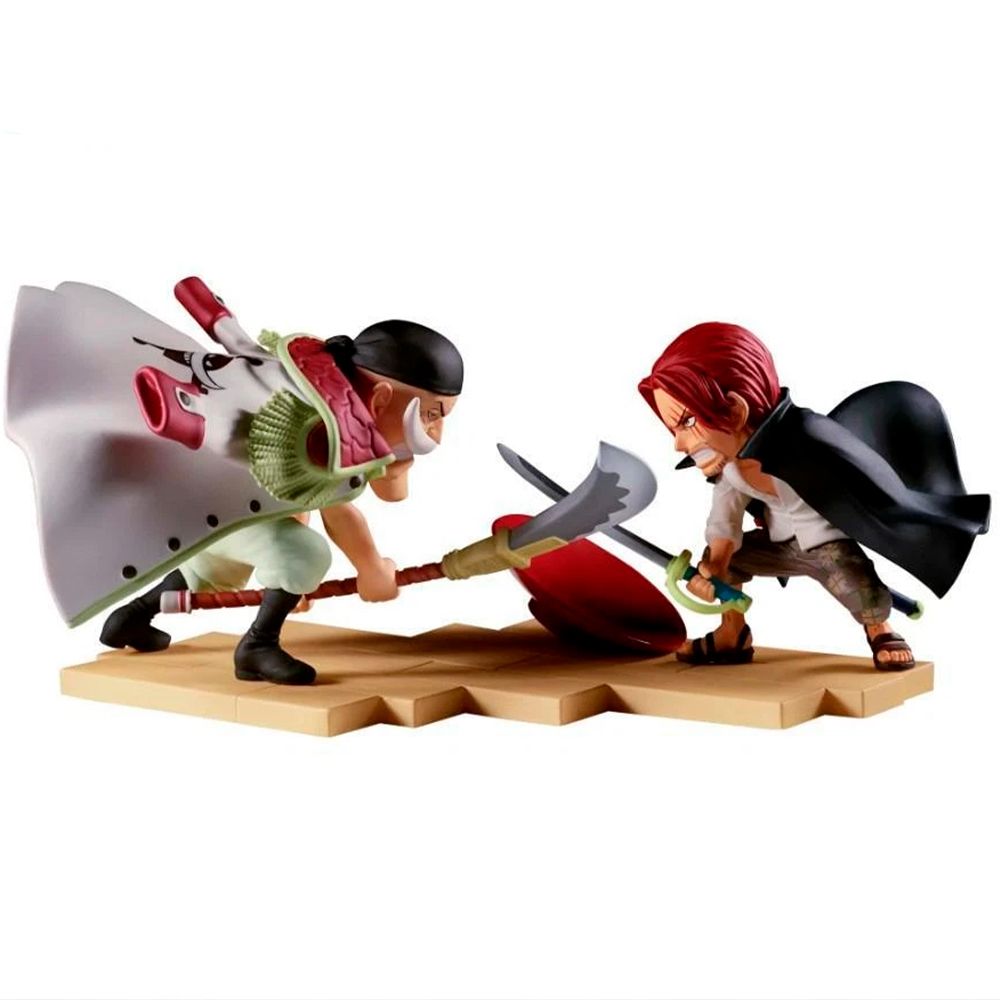 L1 Bandai - Banpresto - One Piece - World Collectible Figure - Whitebeard vs. Shanks – Image 1