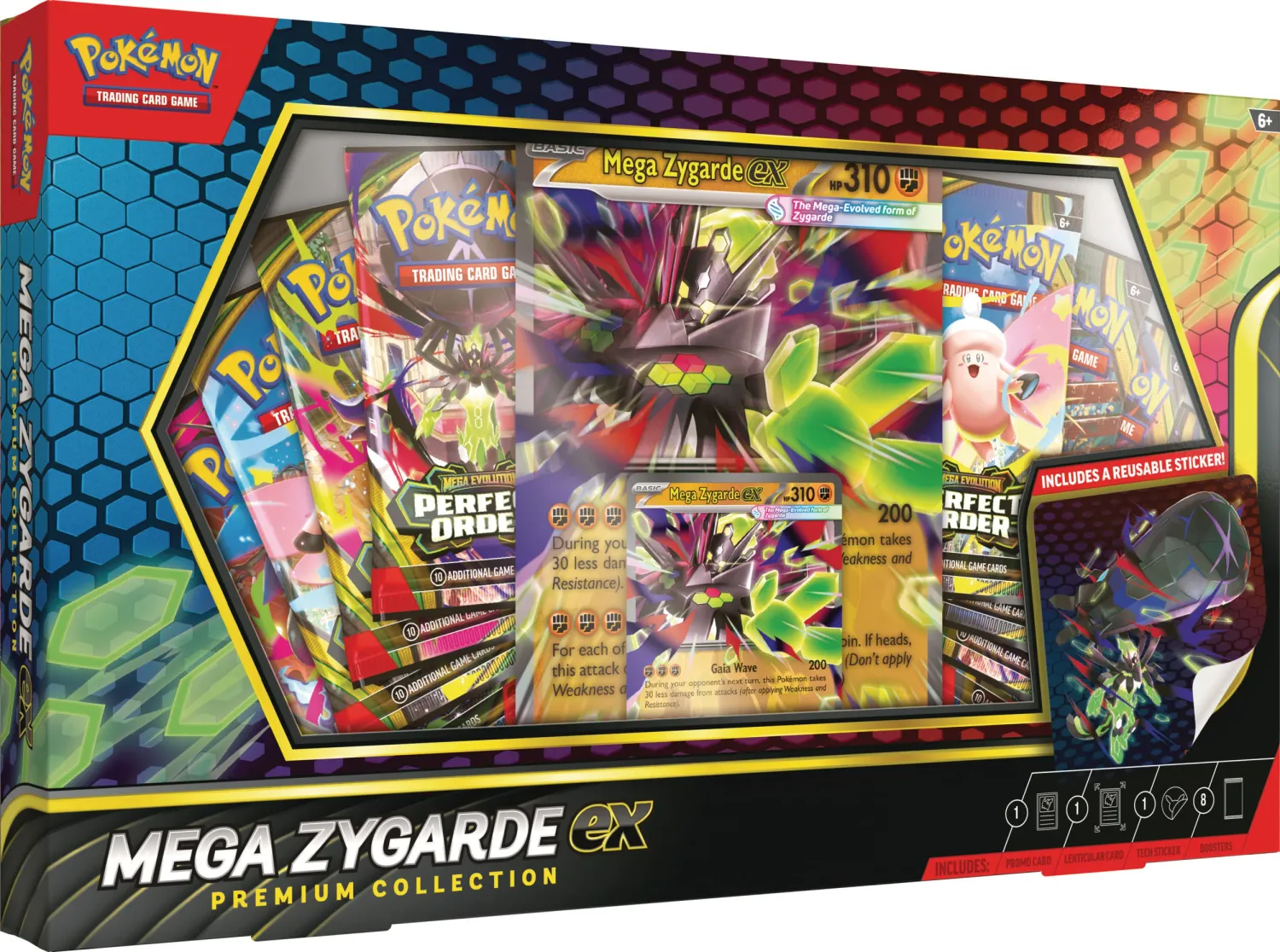 Zygarde1 Pokémon - Mega Evolution - Perfect Order (ME03) - Mega Zygarde ex - Premium Collection – Bild 1