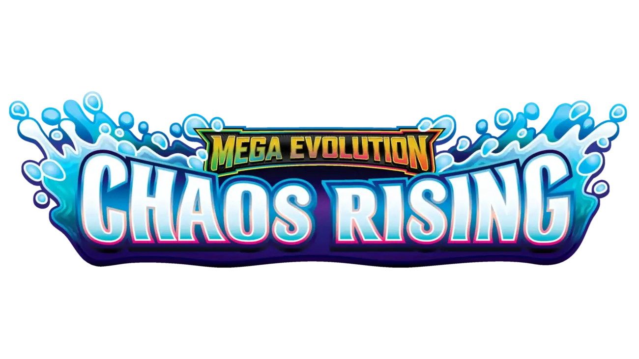 Pokemon TCG Mega Evolution Chaos Rising Logo scaled