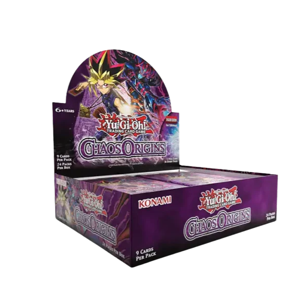 Yu Gi Oh Chaos Origin Booster display