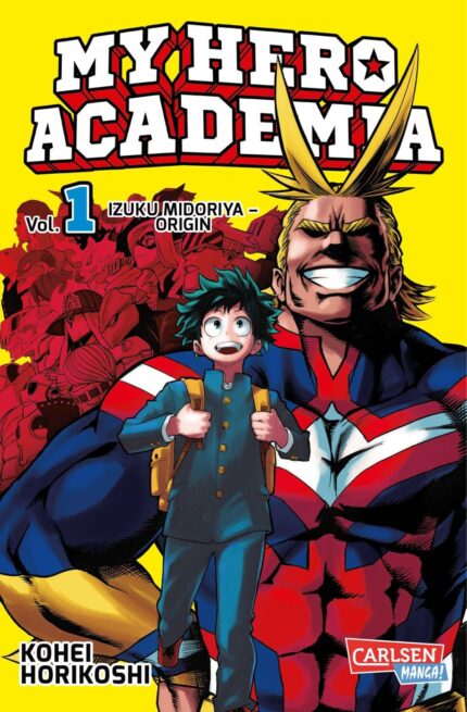 My Hero Academia 1 paperback kohei horikoshi
