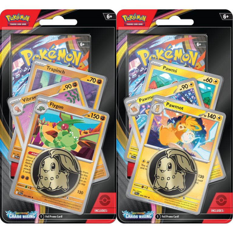 pokemon me04 chaos rising premium checklane blister set