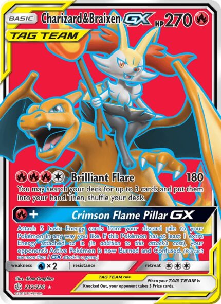 CEC 212 charizard braixen gx