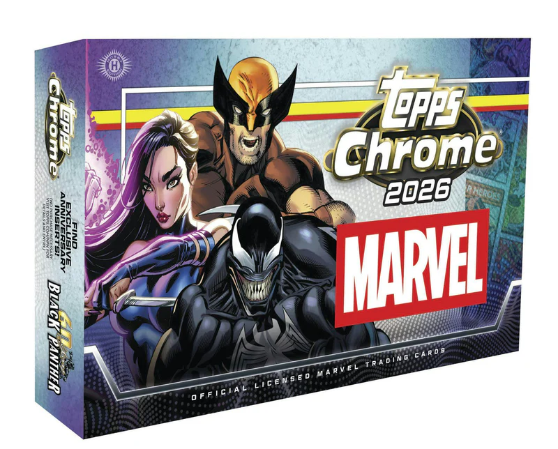 1 Topps Chrome - Marvel 2026 - Hobby Box - Image 1
