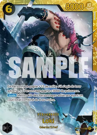 OP17-119 Loki Secret Rare Card