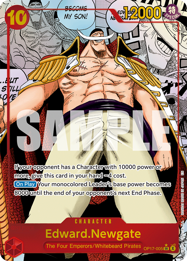 OP17-005 Edward Newgate Whitebeard Manga Rare