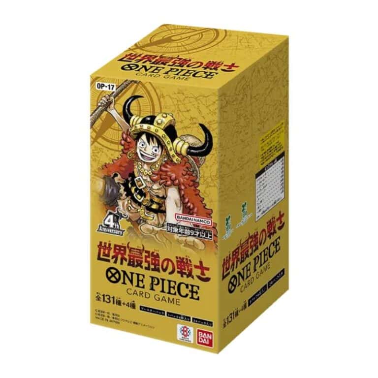 one piece card game the worlds strongest warriors op17 booster box japanisch