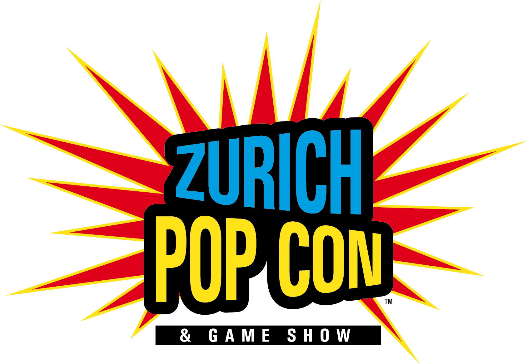 Logo for the Zurich Pop Con and Game Show 2026