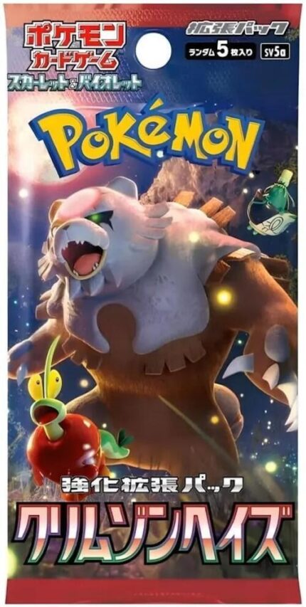 108051 Pokemon Scarlet Violet Crimson Haze SV5A Booster Pack