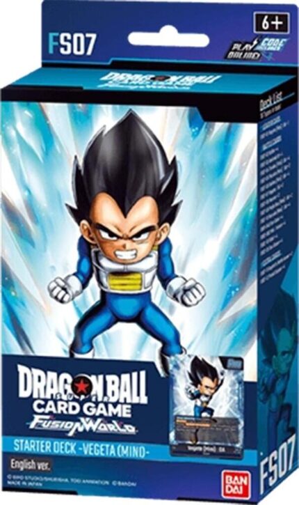 108869 Dragon Ball Super Fusion Worlds Vegeta Mini FS07 Starte Deck