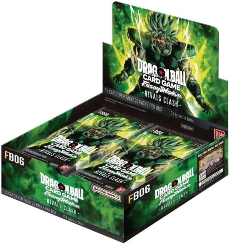 125111 Dragon Ball Super Fusion Worlds Rivals Clash FB06 Booster Display