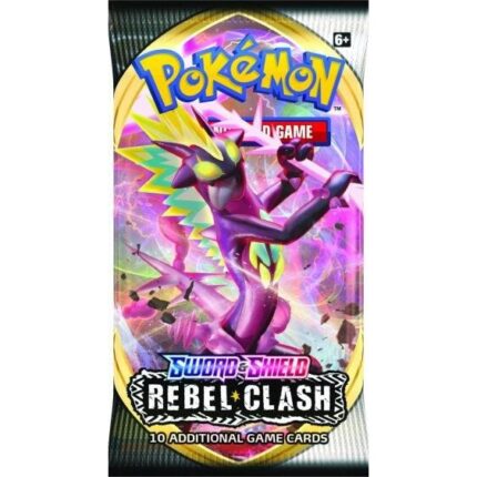 125757 Pokemon Sword Shield Rebel Clash SWSH02 Booster Pack