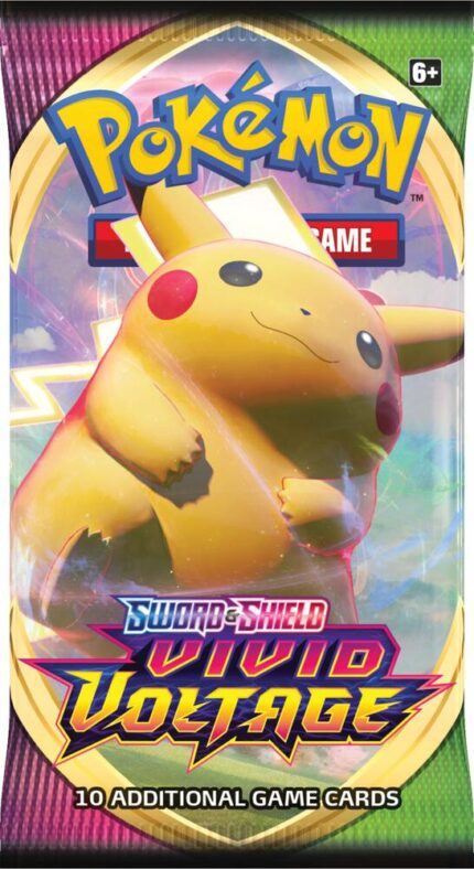 126210 Pokemon Sword Shield Vivid Voltage SWSH04 Booster Pack