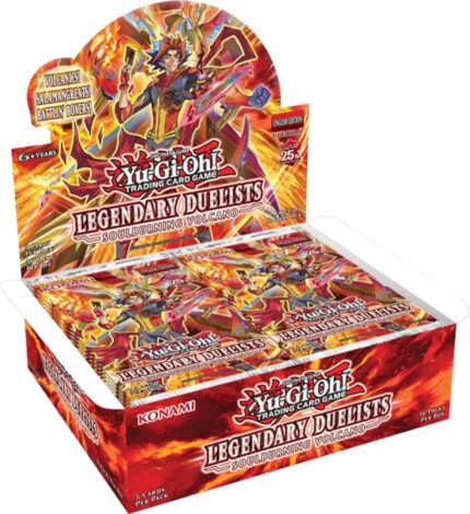 127628 Yu Gi Oh Legendary Duelist Soulburning Volcano Booster Display
