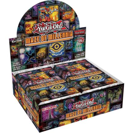 130195 Yu Gi Oh Maze of Millennia Booster Display