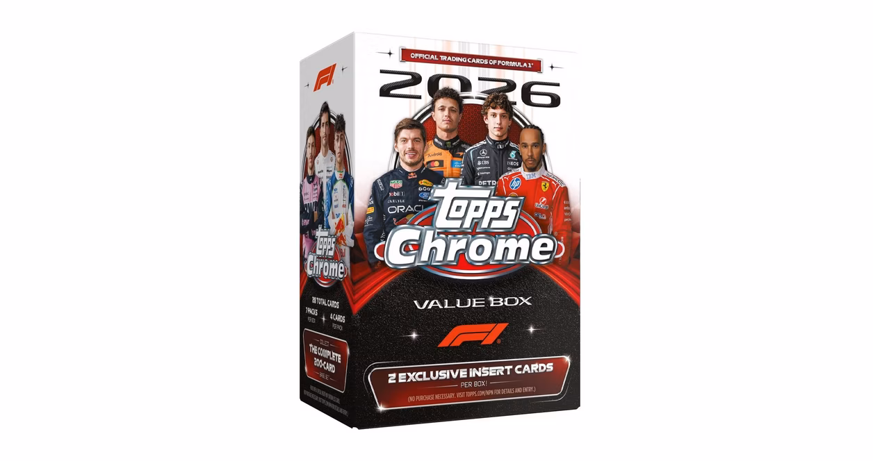 2026 Topps Chrome Formula 1 Value Box 2026 Topps Chrome Formula 1 Value Box