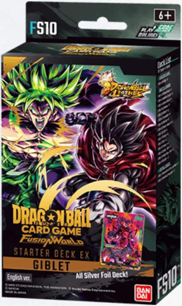 255836 Dragon Ball Super Fusion World Giblet FS10 Starter Deck