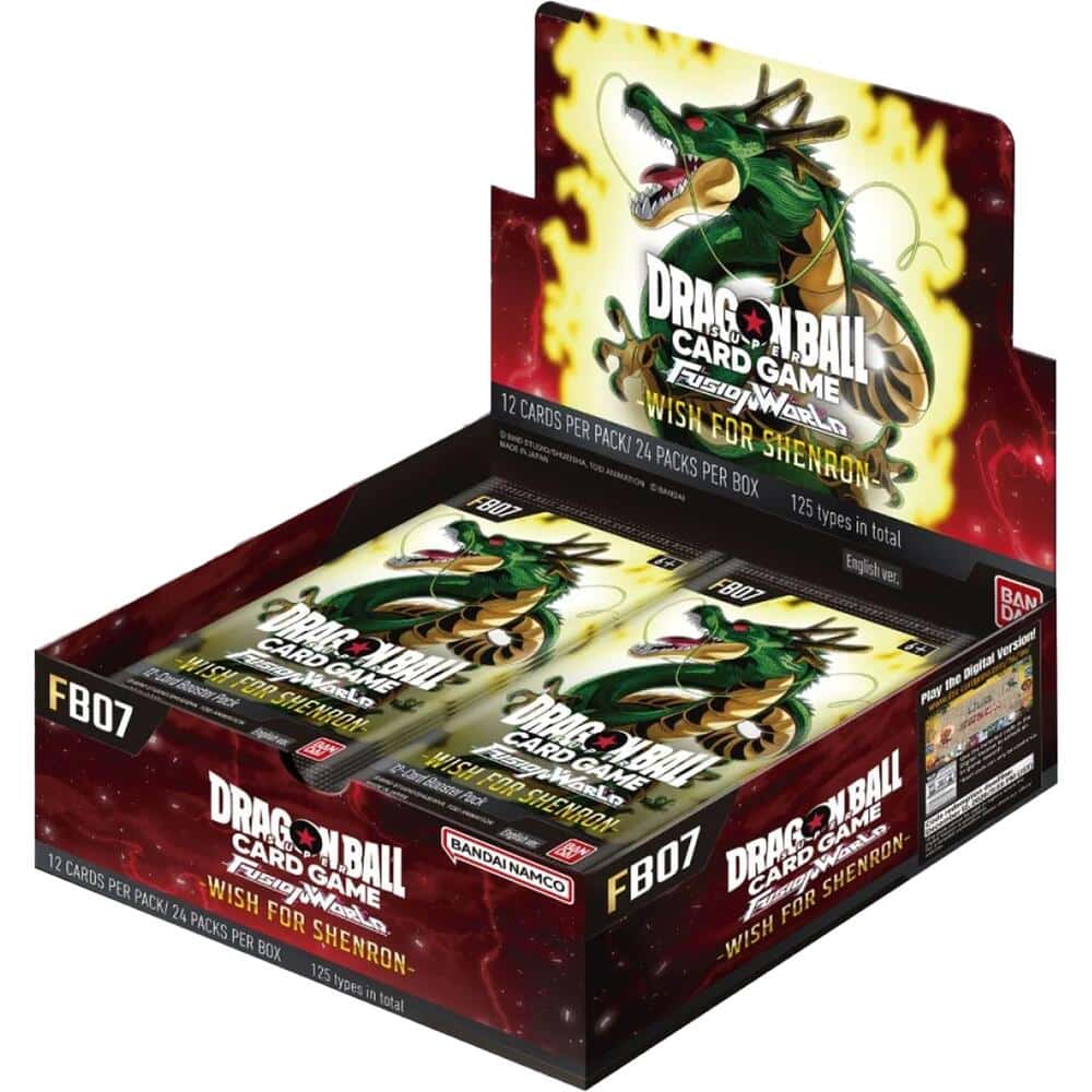 257438 Dragon Ball Super Fusion World Wish for Shenron FB07 Booster Display 257438 Dragon Ball Super Fusion World Wish for Shenron FB07 Booster Display
