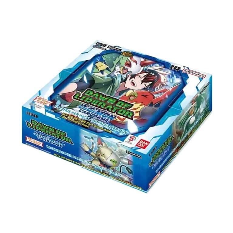 263548 Digimon Card Game Dawn of Liberator EX 11 Extra Booster Display