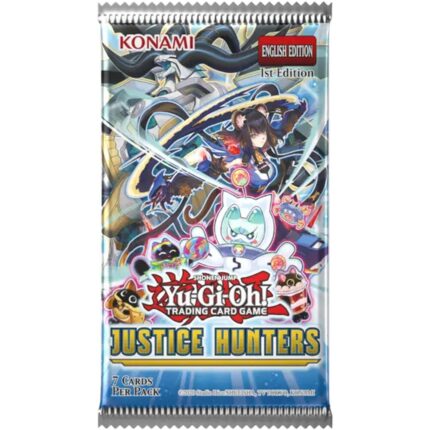 275208 Yu Gi Oh Justice Hunters Booster Pack