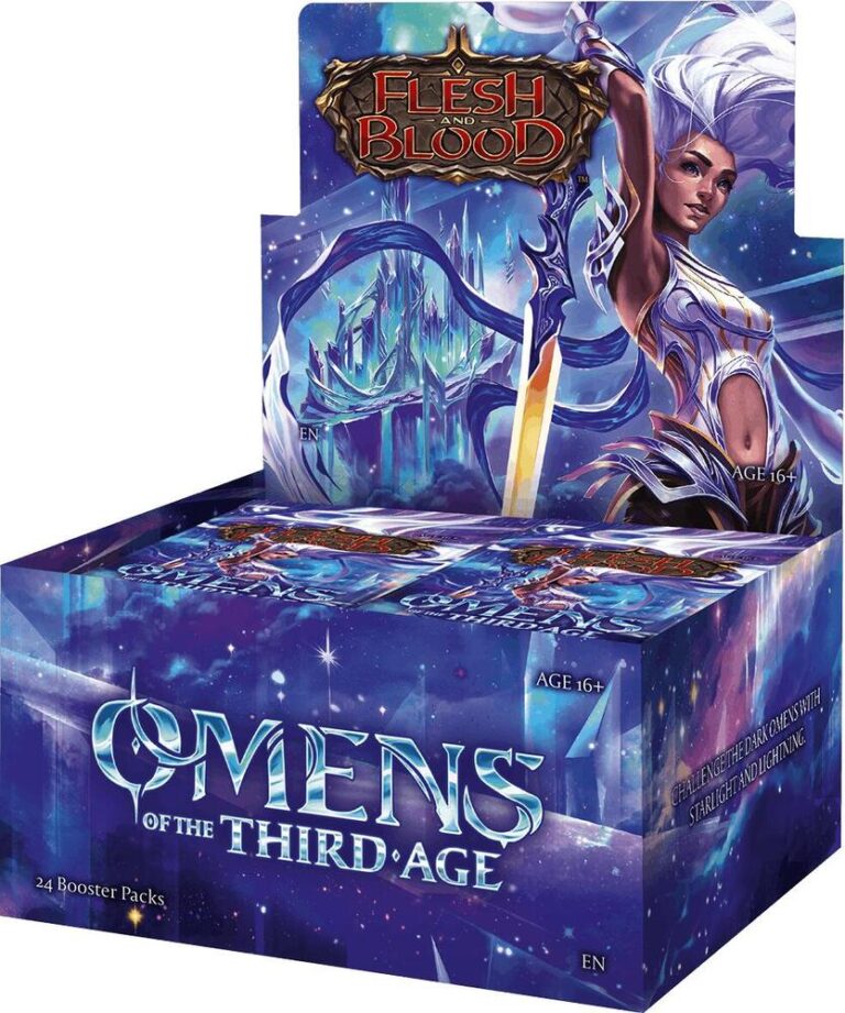 334380 Flesh and Blood Omens of the Third Age Booster Display