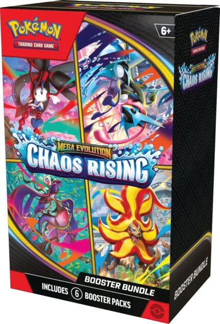 373006 Pokemon Mega Evolution Chaos Rising ME04 Booster Bundle