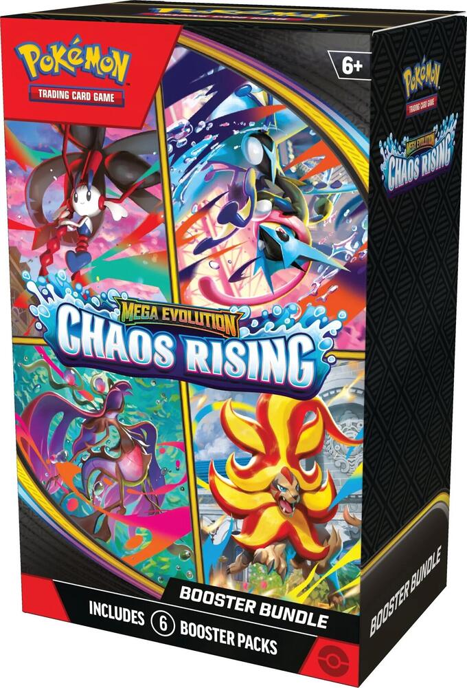 373006 Pokemon Mega Evolution Chaos Rising ME04 Booster Bundle