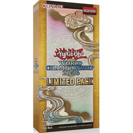 382400 Yu Gi Oh World Championship 2026 Limited Pack Booster Display