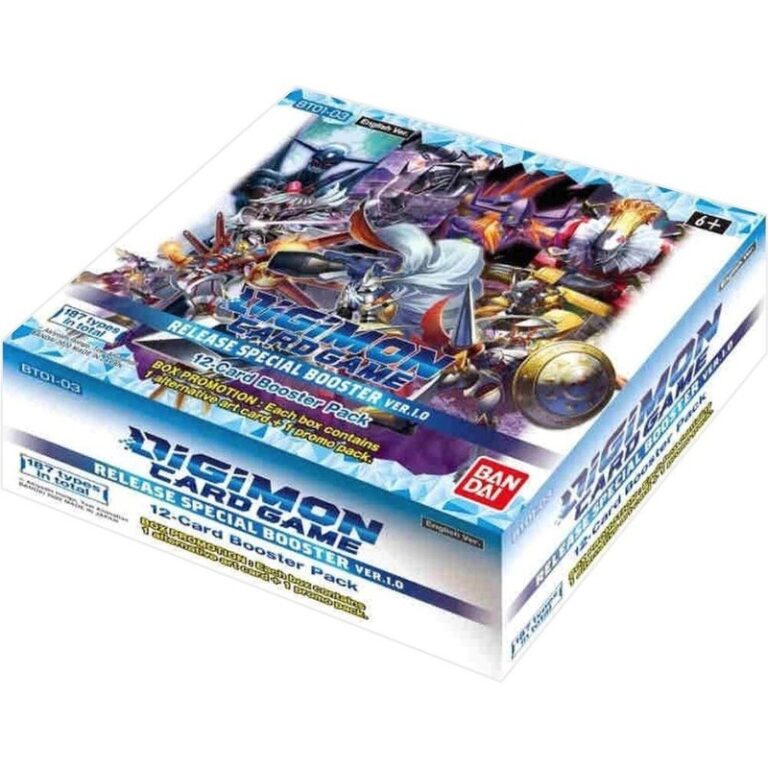 52802 Digimon BT01 Booster Display