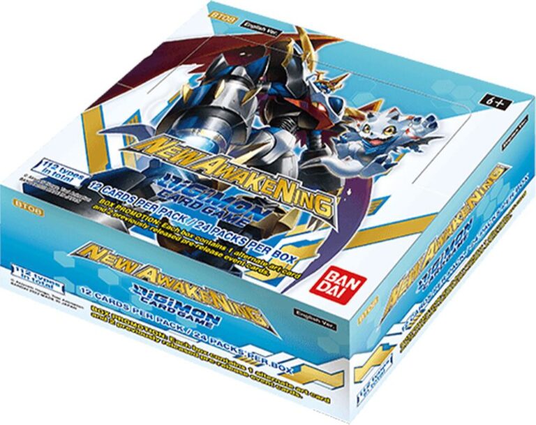 65025 Digimon New Awakening BT08 Booster Display