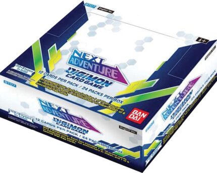 65032 Digimon Next Adventure BT07 Booster Display